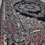 روفرشی ۱/۵ متری رنگ سرمه ای طرح حوض نقره - Image 4