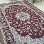 روفرشی ۱۲ متری رنگ زرشکی طرح نایینی - Image 2