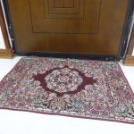 پادری طرح حوض نقره رنگ زرشکی