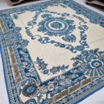 روفرشی ۳ متری رنگ آبی فیروزه طرح صدف - Image 5