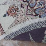 روفرشی گرد قطر ۲ متر رنگ کرم طرح خورشید - Image 4