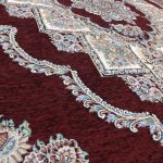 روفرشی ۹ متری رنگ زرشکی طرح حوض نقره - Image 4