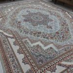 روفرشی ۶ متری رنگ کرم طرح باغ بهشت - Image 3