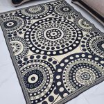 روفرشی ۳ متری رنگ سرمه ای طرح توپی - Image 4