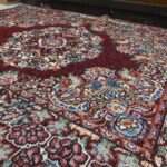 پادری رنگ زرشکی طرح حوض نقره - Image 3