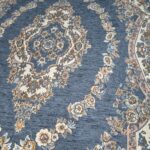 روفرشی ۱/۵ متری رنگ طوسی طرح حلقه - Image 3