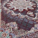 روفرشی ۱۲ متری رنگ زرشکی طرح دیبا متوسط - Image 2