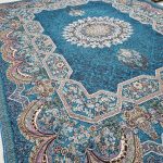 روفرشی ۱۲ متری رنگ آبی فیروزه طرح ثمین - Image 3