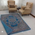روفرشی ۳ متری رنگ آبی فیروزه طرح دیبا - Image 4