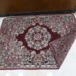 پادری رنگ زرشکی طرح حوض نقره - Image 4