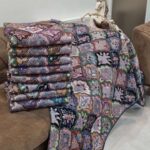 زیرسفره 3 متری طرح گبه یکرو مخمل زیرسفره6نفره