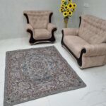 روفرشی 3 متری طرح گلنگار 005 مخمل زرکدار