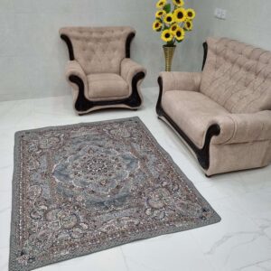 روفرشی 3 متری طرح گلنگار 005 مخمل زرکدار