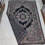 روفرشی ۱/۵ متری رنگ سرمه ای طرح حوض نقره - Image 3