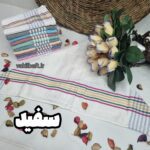 حوله دست یا دستمال خشک کن ۵۰ در ۷۰ دورحاشیه با رنگبندی بسته 2 تایی - Image 3