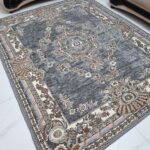 روفرشی ۳ متری رنگ طوسی طرح صدف - Image 2