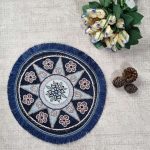 رومیزی زیرقابلمه قطر ۴۰ سانت رنگبندی متنوع - Image 11