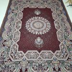 روفرشی ۱۲ متری رنگ زرشکی طرح ثمین - Image 3