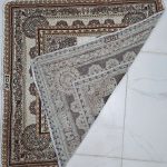 روفرشی ۱ متری رنگ کرم طرح باغ بهشت - Image 2