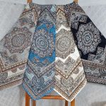 روفرشی ۱ متری رنگ آبی فیروزه طرح باغ بهشت - Image 4