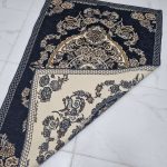 روفرشی ۱/۵ متری رنگ سرمه ای طرح دریا - Image 3