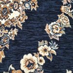 روفرشی ۱/۵ متری رنگ سرمه ای طرح حلقه - Image 4