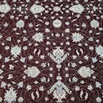 روفرشی ۱۲ متری رنگ زرشکی طرح افشان - Image 4