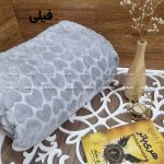 پتو مسافرتی ژله ای دونفره طرح برجسته قلبی - Image 5