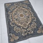 روفرشی ۱/۵ متری رنگ طوسی طرح دریا - Image 3