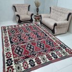 روفرشی فوق سنگین 6 متری طرح ایلخانی تک رنگ طرح سنتی