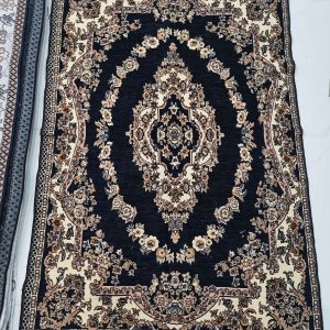 روفرشی 1.5 متری طرح حلقه رنگ سرمه ای