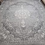 روفرشی ۱۲ متری رنگ طوسی طرح پتینه یا کهنه فرش - Image 2