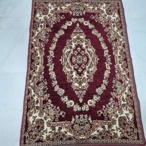 روفرشی 1.5 متری طرح حلقه رنگ زرشکی