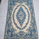 روفرشی ۱/۵ متری رنگ آبی فیروزه طرح حلقه - Image 5