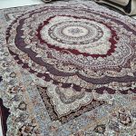 روفرشی ۱۲ متری رنگ زرشکی طرح درخشان - Image 5