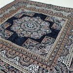 روفرشی ۱ متری رنگ سرمه ای طرح باغ بهشت - Image 2