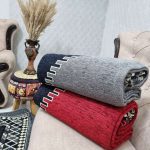 روفرشی ۶ متری رنگ قرمز-سرمه ای طرح قشقایی بختیاری - Image 5