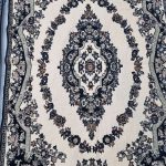 روفرشی ۱/۵ متری رنگ سرمه ای طرح حلقه - Image 6