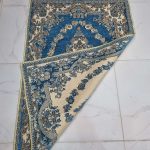 روفرشی ۱/۵ متری رنگ آبی فیروزه طرح حلقه - Image 4