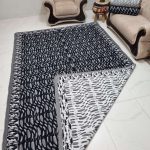 زیرسفره ۶ متری مخمل طرح فانتزی برگی - Image 8