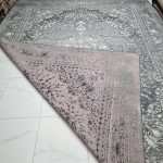 روفرشی ۱۲ متری رنگ طوسی طرح پتینه یا کهنه فرش - Image 9