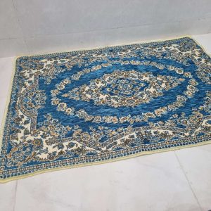 روفرشی پادری طرح حلقه دو رنگ زرشکی مخمل دورو طرح نیک سیما کد 95