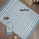 حوله دست یا دستمال تنظیف 40 در 90 خطی با رنگبندی - Image 12