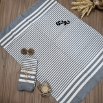 حوله دست یا دستمال تنظیف 40 در 90 خطی با رنگبندی - Image 7