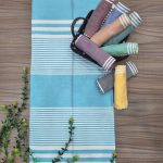 حوله دست یا دستمال تنظیف 40 در 90 خطی با رنگبندی