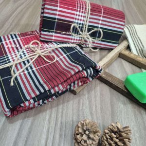 حوله طرح سنتی لنگی سایز 100 در 150