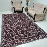 زیرسفره ۶ متری مخمل طرح فانتزی برگی - Image 4