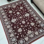 روفرشی ۳ متری رنگ زرشکی طرح افشان - Image 2