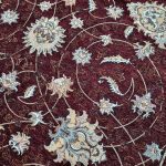 روفرشی ۳ متری رنگ زرشکی طرح افشان - Image 4