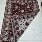 روفرشی ۳ متری رنگ زرشکی طرح افشان - Image 3